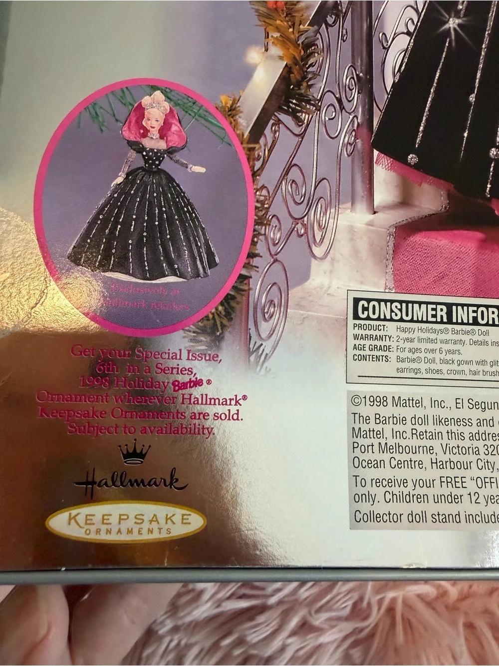 1998 special  edition holiday Barbie